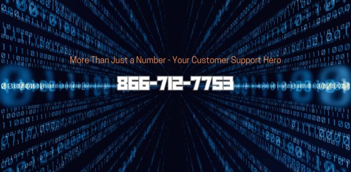 A toll-free number, 866-712-7753, with text overlay that reads 